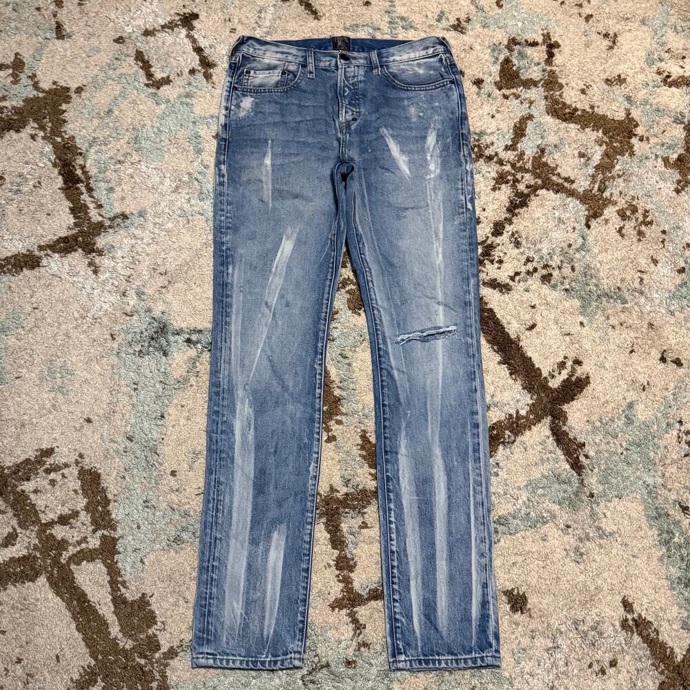 Prps Le Sabre Slim Tapered Jeans Size 30x34 Distressed Designer